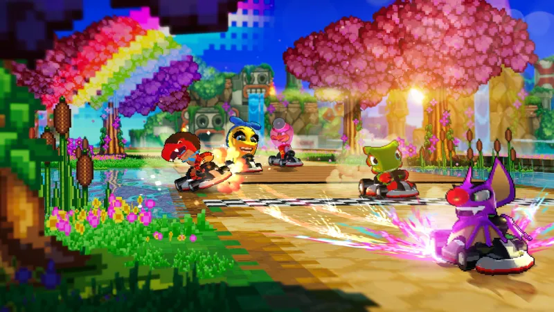 Me he pegado una vueltecita con el Yooka-Laylee Kart y, tío, esto promete caos
