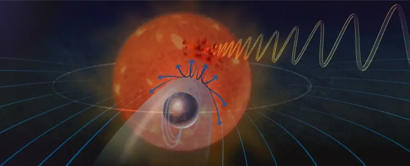 El nuevo vecino infernal: un planeta tan cerca de su estrella que hasta los campos magnéticos se tocan