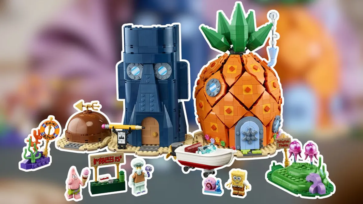 Lego se ha vuelto loco: el nuevo set de Bob Esponja cuesta 220 pavos y es una pasada de fiel al dibujo