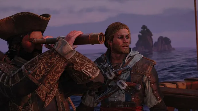 El parche de Assassin's Creed Black Flag Resynced arregla que te roben el barco mientras compras cañones y encima pone el cielo más bonito