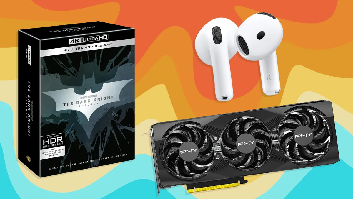 Los chollos del finde: una RTX 5070, los AirPods 4 y la trilogía del Caballero Oscuro a precio de risa