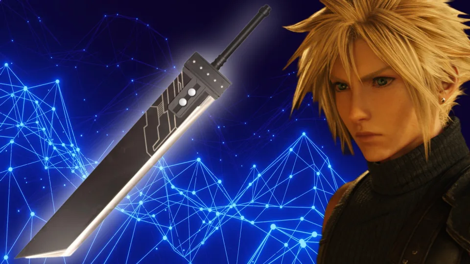 Amazon ofrece un descuento en la réplica de la espada Buster Sword de Cloud Strife para los fanáticos de Final Fantasy 7