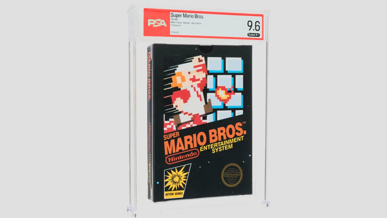 Un cartucho de Super Mario Bros. se vende por tres millones de pavos y flipas