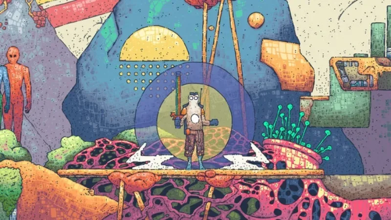 HEAVYDELIC: el plataformas psicodélico que parece un cómic de los 70 pegado a una cinta VHS