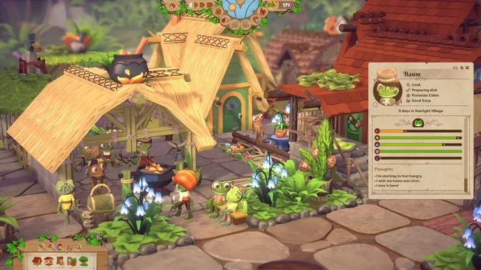 Croakwood: el city builder para los que odiamos que todo explote al final